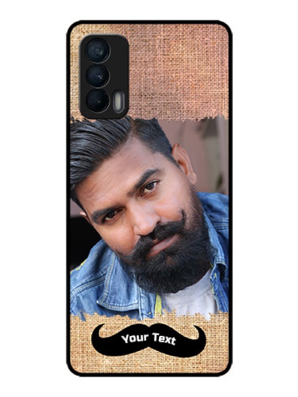 Custom Realme X7 Personalized Glass Phone Case  - with Texture Design