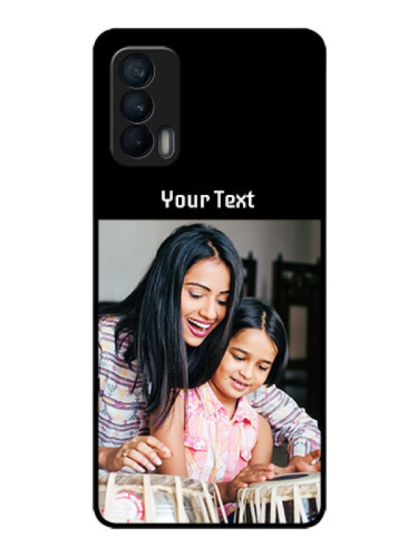 Custom Realme X7 Photo with Name on Glass Phone Case