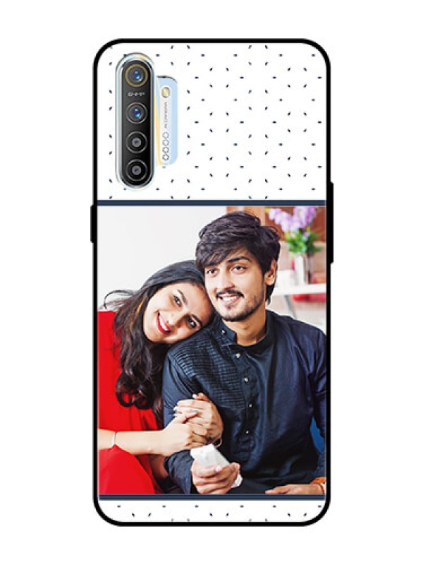 Custom Realme XT Personalized Glass Phone Case  - Premium Dot Design