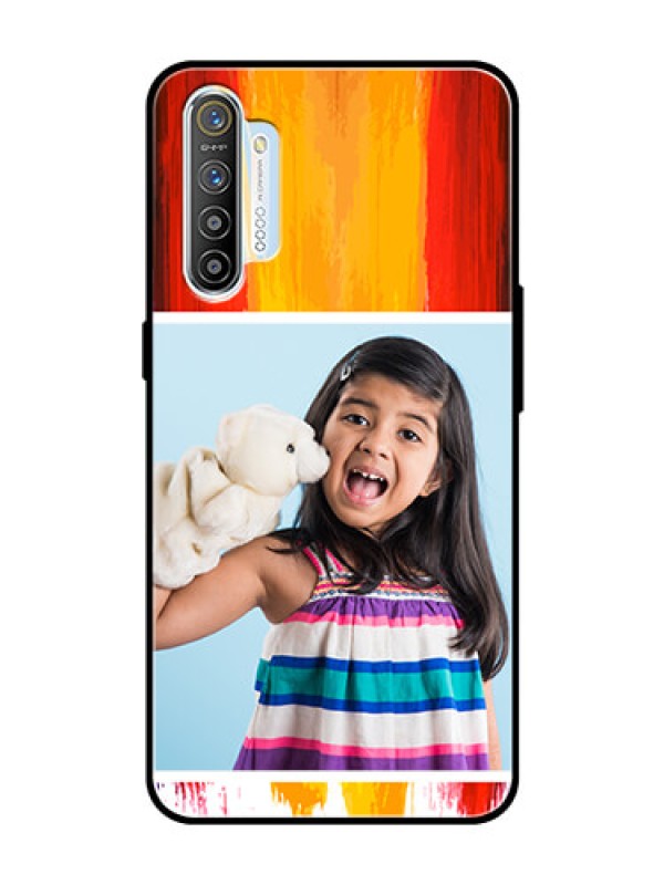 Custom Realme XT Personalized Glass Phone Case  - Multi Color Design