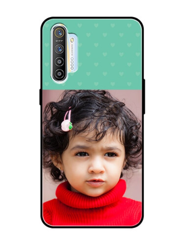 Custom Realme XT Custom Glass Phone Case  - Lovers Picture Design