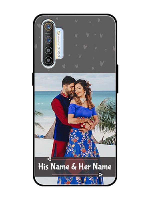 Custom Realme XT Custom Glass Mobile Case  - Buy Love Design with Photo Online