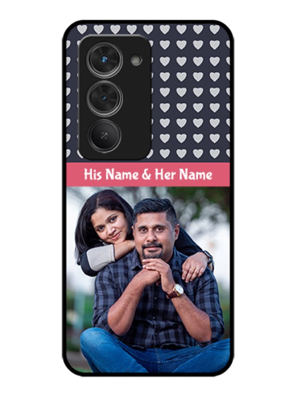 Custom Redmi 15 5G Custom Glass Phone Case - Love Symbols Design