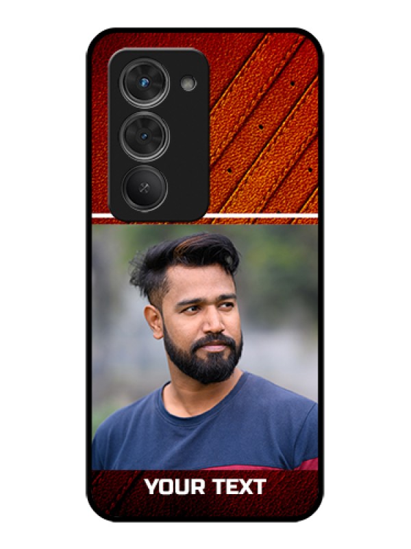 Custom Redmi 15 5G Custom Glass Phone Case - Leather Phone Case Design