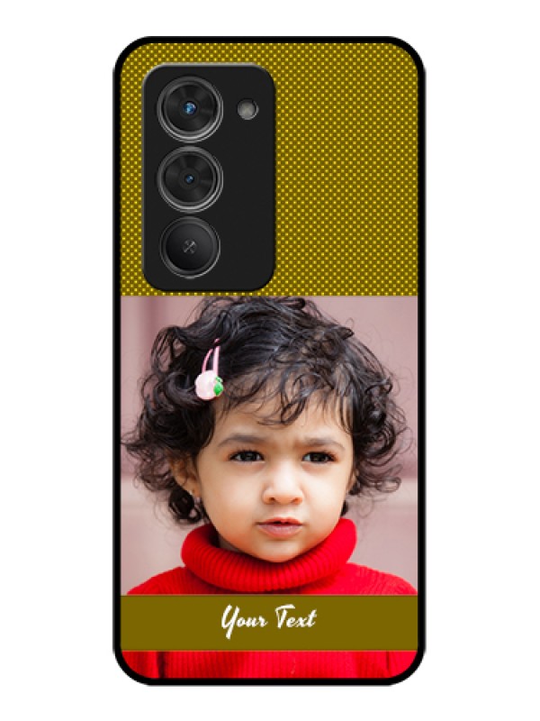 Custom Redmi 15 5G Custom Glass Phone Case - Simple Green Color Design