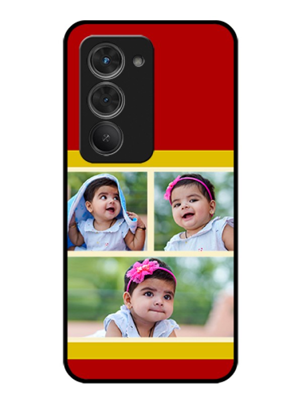 Custom Redmi 15 5G Custom Glass Phone Case - Multiple Pic Upload Design