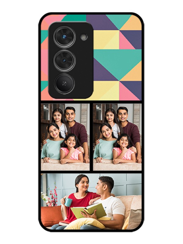 Custom Redmi 15 5G Custom Glass Phone Case - Bulk Pic Upload Design