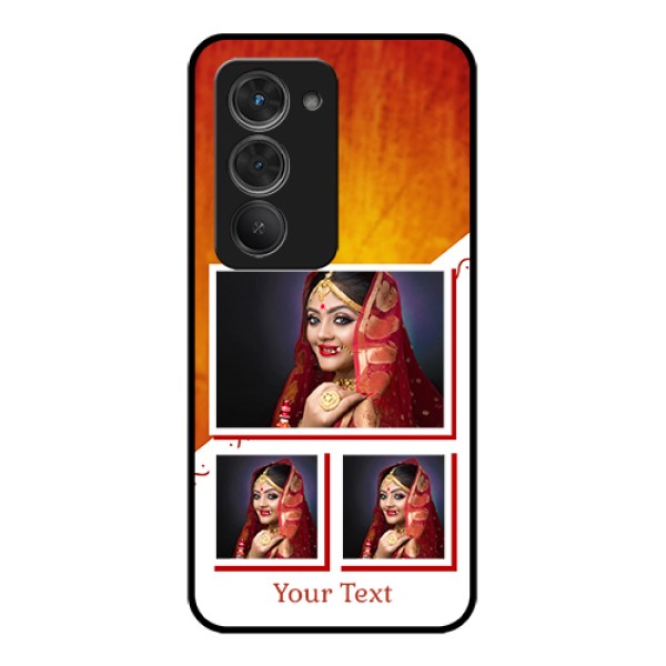 Redmi 15 5G Custom Glass Phone Case - Wedding Memories Design