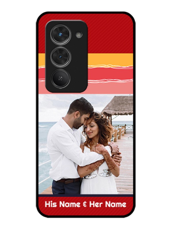 Custom Redmi 15 5G Custom Glass Phone Case - Colorful Case Design
