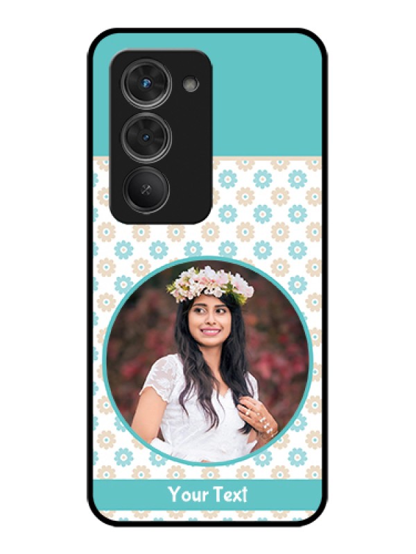 Custom Redmi 15 5G Custom Glass Phone Case - Beautiful Flowers Design