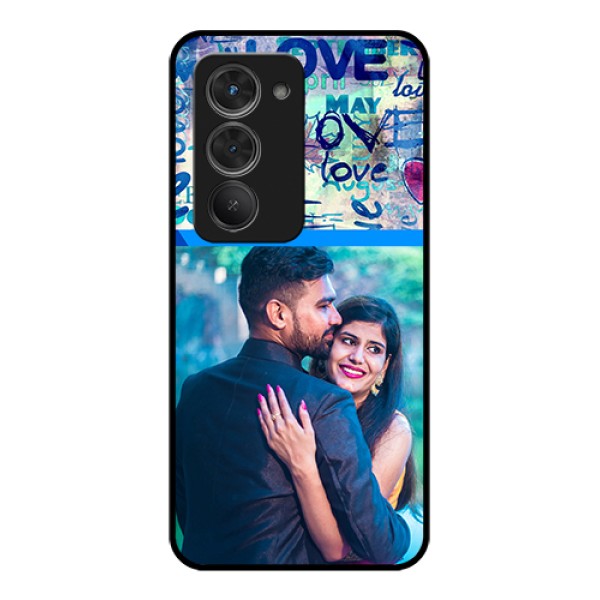 Redmi 15 5G Custom Glass Phone Case - Colorful Love Design