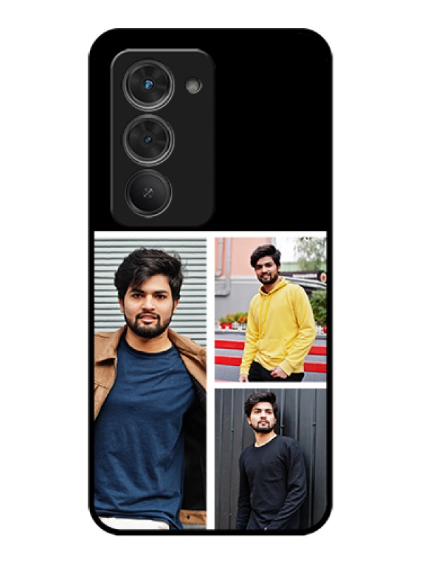 Custom Redmi 15 5G Custom Glass Phone Case - Upload Multiple Picture Design