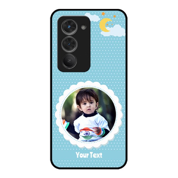 Redmi 15 5G Custom Glass Phone Case - Violet Pattern Design