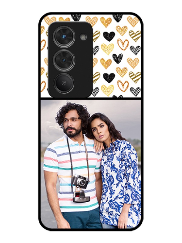 Custom Redmi 15 5G Custom Glass Phone Case - Love Symbol Design