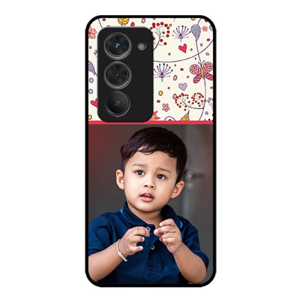 Redmi 15 5G Custom Glass Phone Case - Premium Floral Design
