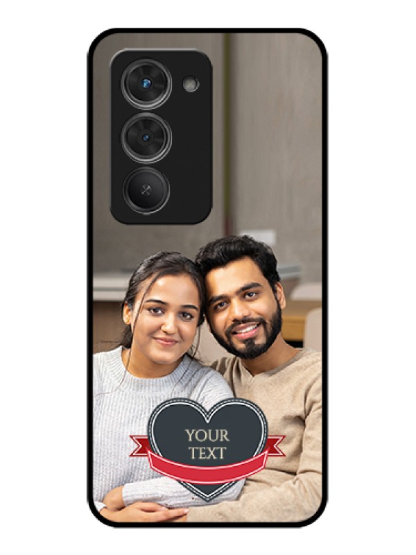 Custom Redmi 15 5G Custom Glass Phone Case - Just Married Couple Design