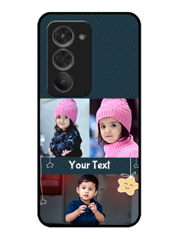 Custom Redmi 15 5G Custom Glass Phone Case - Hanging Stars Design