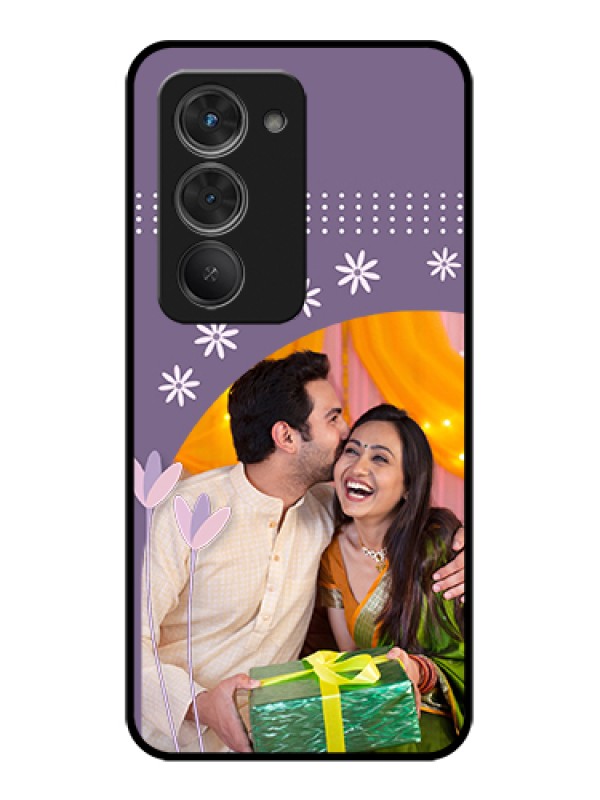 Custom Redmi 15 5G Custom Glass Phone Case - Lavender Flowers Design