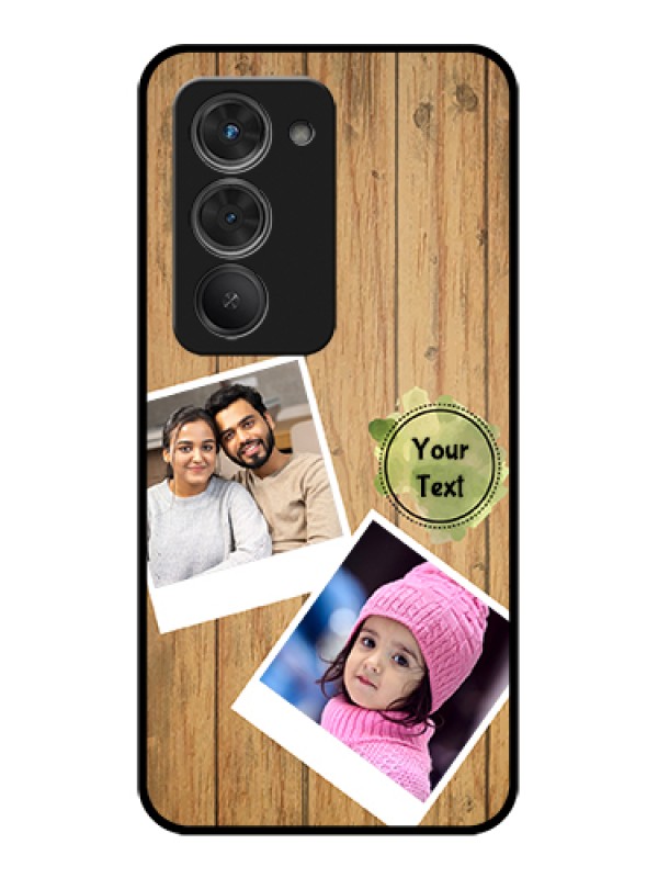 Custom Redmi 15 5G Custom Glass Phone Case - Wooden Texture Design