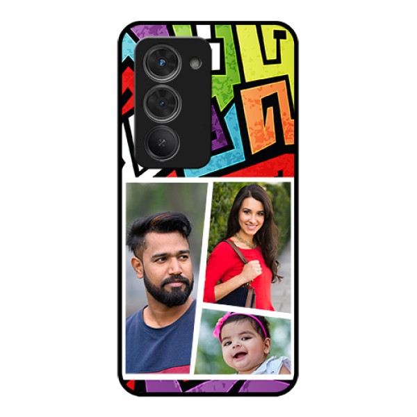 Redmi 15 5G Custom Glass Phone Case - Graffiti Pattern Design