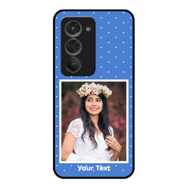 Redmi 15 5G Custom Glass Phone Case - Polka Dots Design