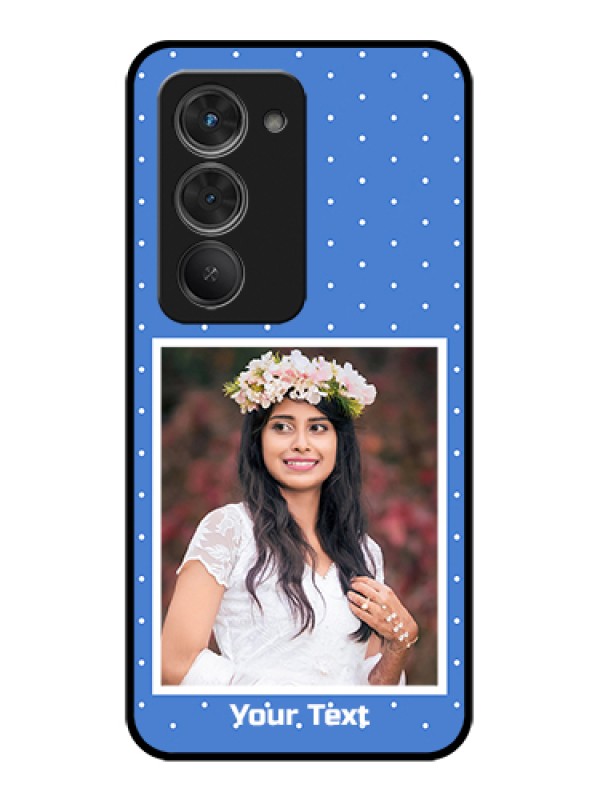 Custom Redmi 15 5G Custom Glass Phone Case - Polka Dots Design