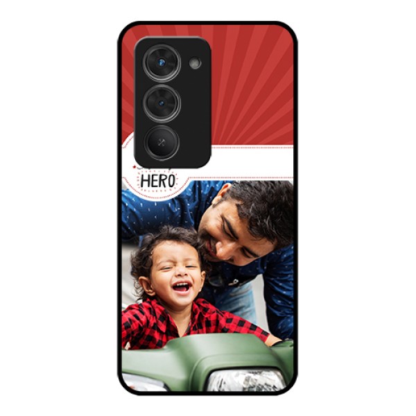 Redmi 15 5G Custom Glass Phone Case - My Dad Hero Design