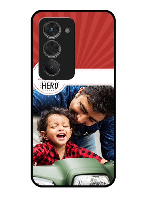 Custom Redmi 15 5G Custom Glass Phone Case - My Dad Hero Design