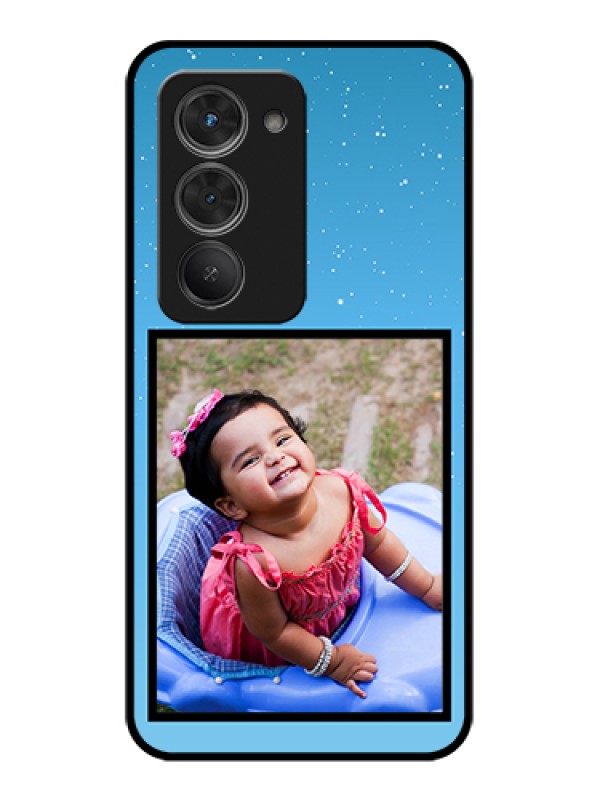 Custom Redmi 15 5G Custom Glass Phone Case - Wave Pattern Colorful Design