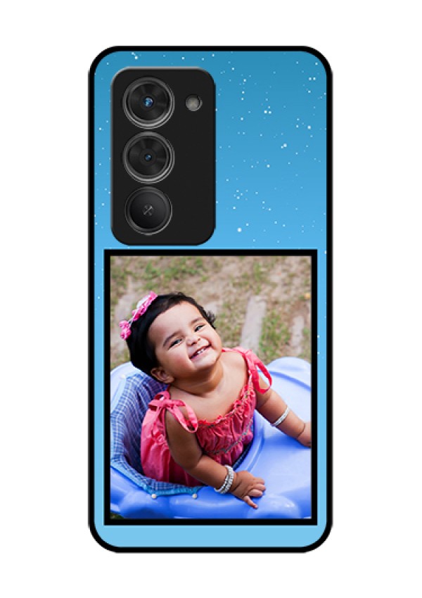 Redmi 15 5G Custom Glass Phone Case - Wave Pattern Colorful Design