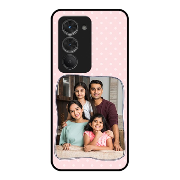 Redmi 15 5G Custom Glass Phone Case - Family With Dots Design