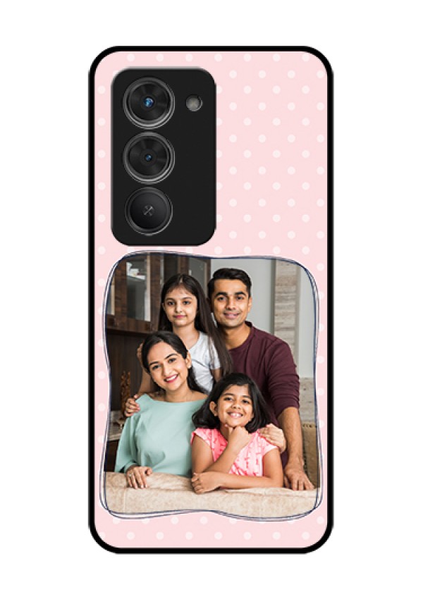 Redmi 15 5G Custom Glass Phone Case - Family With Dots Design