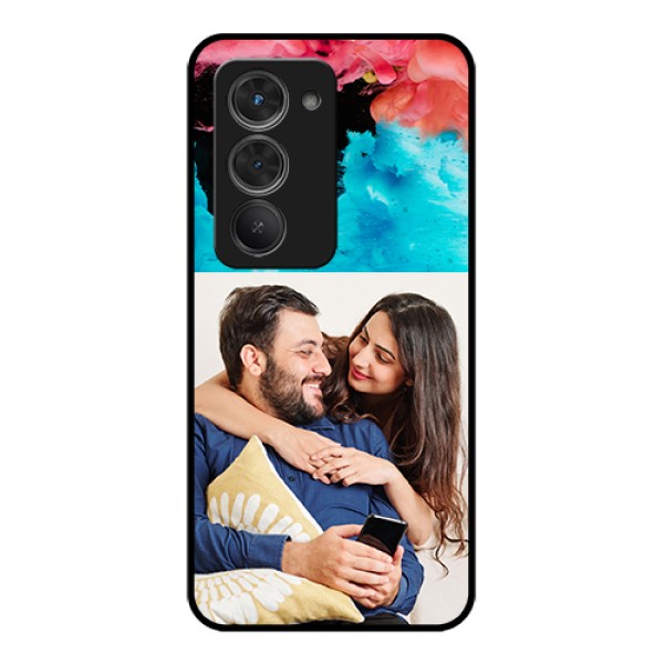 Redmi 15 5G Custom Glass Phone Case - Quote With Acrylic Painting Design