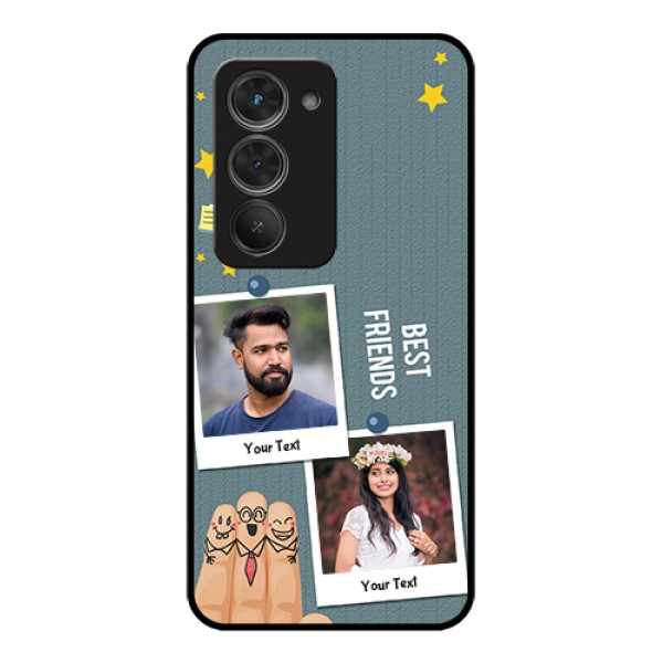 Redmi 15 5G Custom Glass Phone Case - Sticky Frames And Friendship Design Redmi 15 5G Custom Glass Phone Case - Sticky Frames And Friendship Design