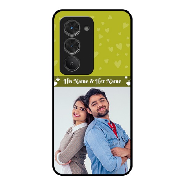 Redmi 15 5G Custom Glass Phone Case - You & Me Heart Design