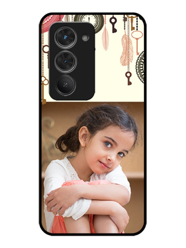 Custom Redmi 15 5G Custom Glass Phone Case - Boho Style Design