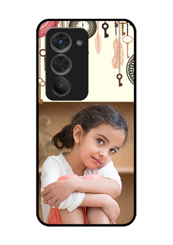Redmi 15 5G Custom Glass Phone Case - Boho Style Design