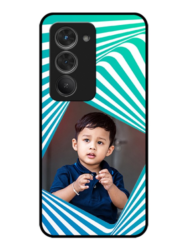 Custom Redmi 15 5G Custom Glass Phone Case - Abstract Spiral Design