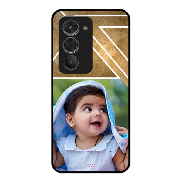 Redmi 15 5G Custom Glass Phone Case - Gradient Abstract Texture Design