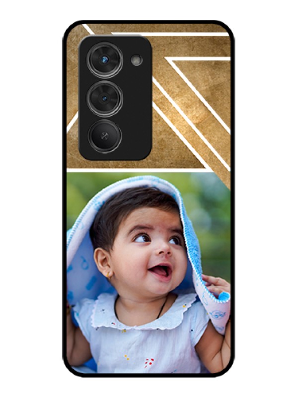 Custom Redmi 15 5G Custom Glass Phone Case - Gradient Abstract Texture Design