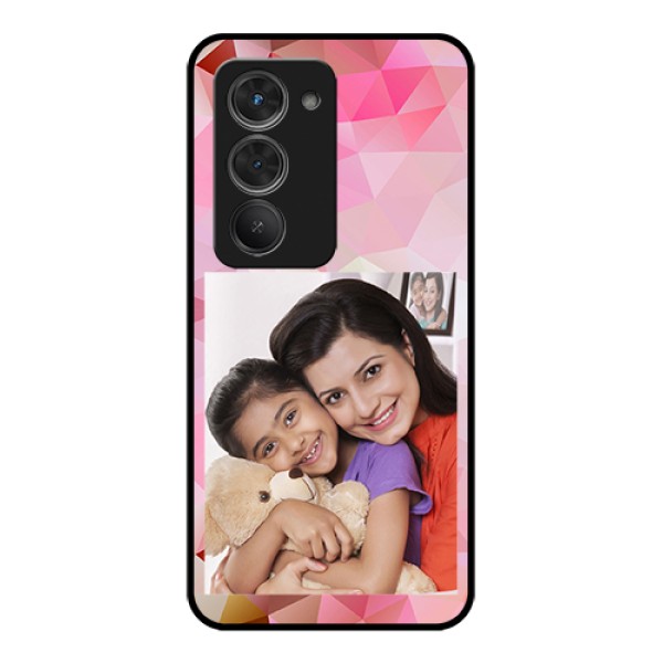 Redmi 15 5G Custom Glass Phone Case - Abstract Triangle Design
