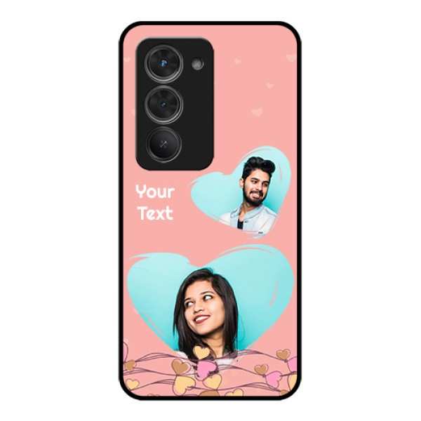 Redmi 15 5G Custom Glass Phone Case - Love Doodle Design