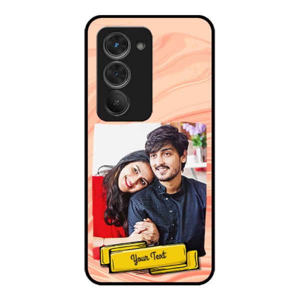 Redmi 15 5G Custom Glass Phone Case - Marble Texture Design Redmi 15 5G Custom Glass Phone Case - Marble Texture Design