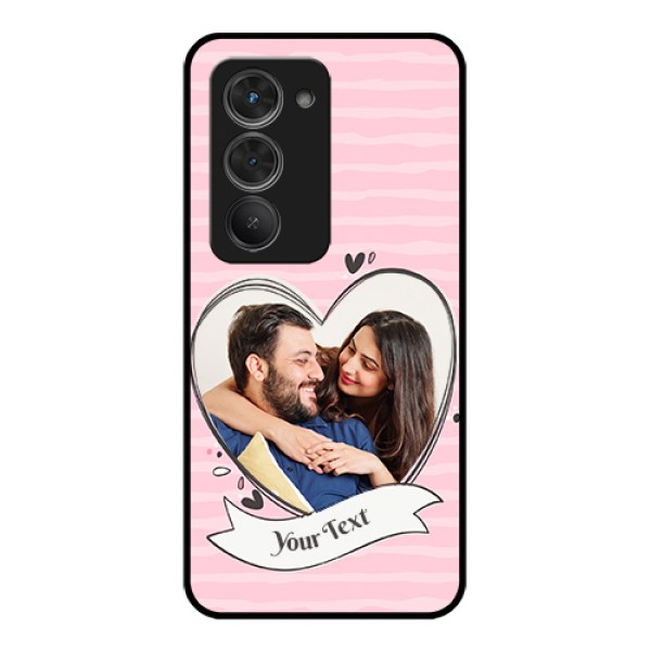 Redmi 15 5G Custom Glass Phone Case - Vintage Heart Design