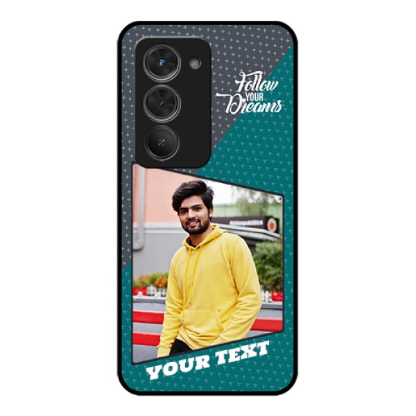 Redmi 15 5G Custom Glass Phone Case - Background Pattern Design With Quote Redmi 15 5G Custom Glass Phone Case - Background Pattern Design With Quote