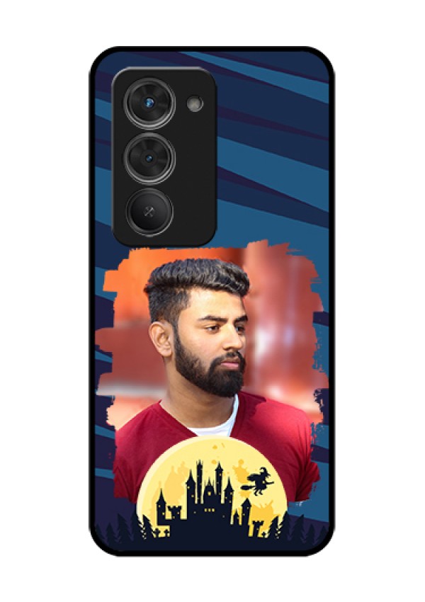 Redmi 15 5G Custom Glass Phone Case - Halloween Witch Design