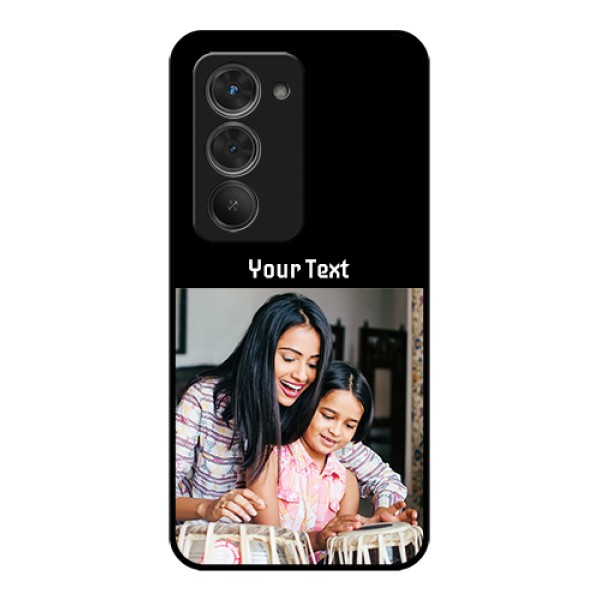 Redmi 15 5G Custom Glass Phone Case - Photo With Name Design