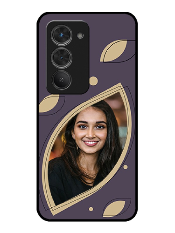 Custom Redmi 15 5G Custom Glass Phone Case - Falling Leaf Design