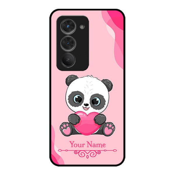 Redmi 15 5G Custom Glass Phone Case - Cute Panda Design
