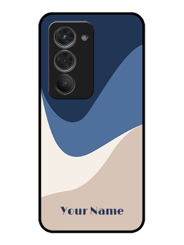 Custom Redmi 15 5G Custom Glass Phone Case - Abstract Drip Art Design